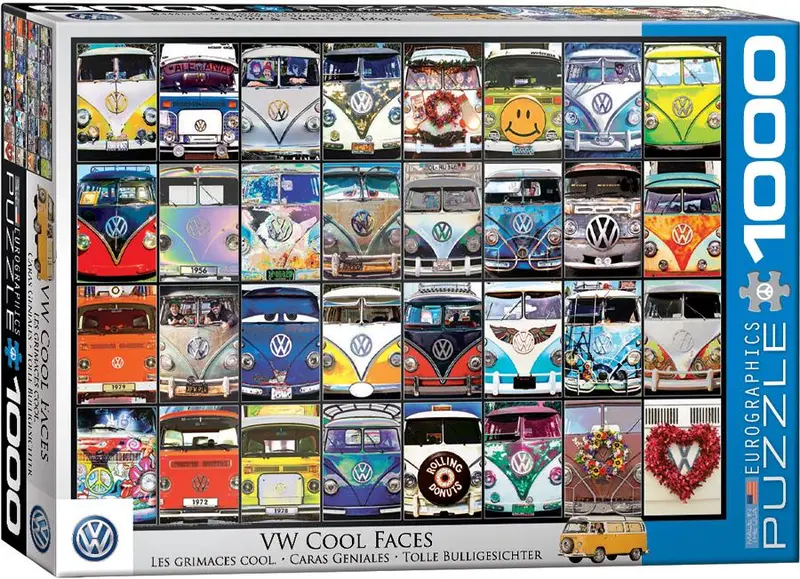 Volkswagen Cool Faces 1000-Piece Puzzle 1