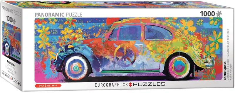 Volkswagen Splash: Retro Automotive 1000-Piece Puzzle 1