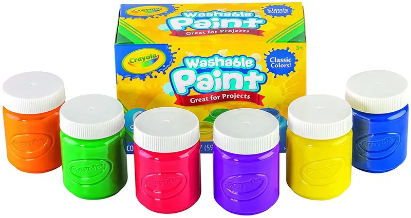 Washable Paint Set – 6-Color Starter Pack For Young Artists 1