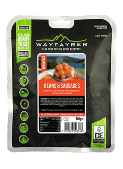 Wayfayrer Beans & Sausages In Tomato Sauce Ready Meal 1