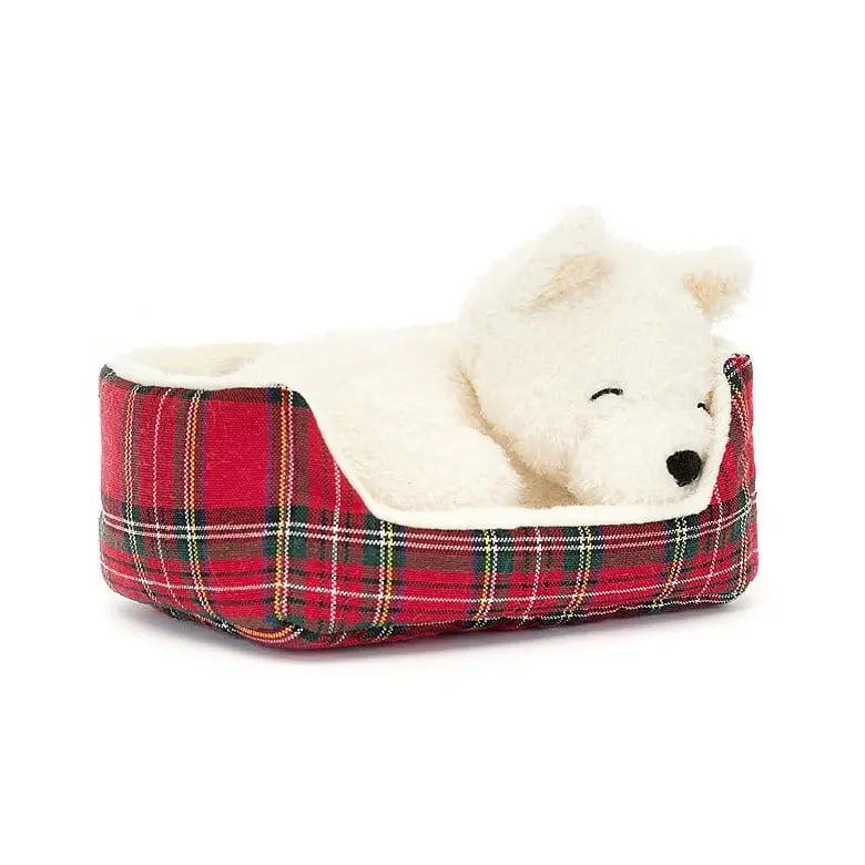 Westie Plush Toy With Nap-Ready Design 1