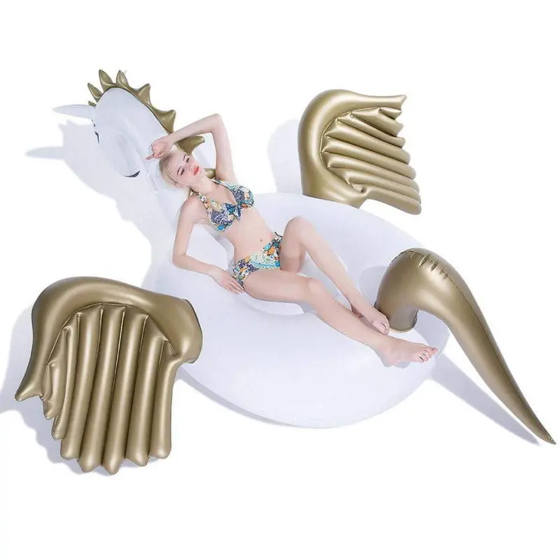 Wholesale Pegasus Fantasy Pool Float – Elegant Inflatable Swimming Ring For Adults And Older Kids 1