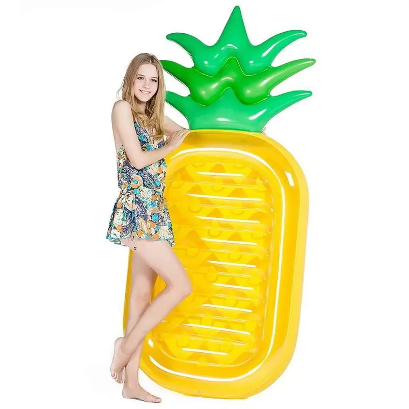 Wholesale Pineapple-Shaped Pool Float – Tropical Inflatable Lounger For Adults And Teens 1