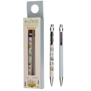 Wildwood Caravan Park Theme Pen Set – 14Cm Stylish Writing Tools 1
