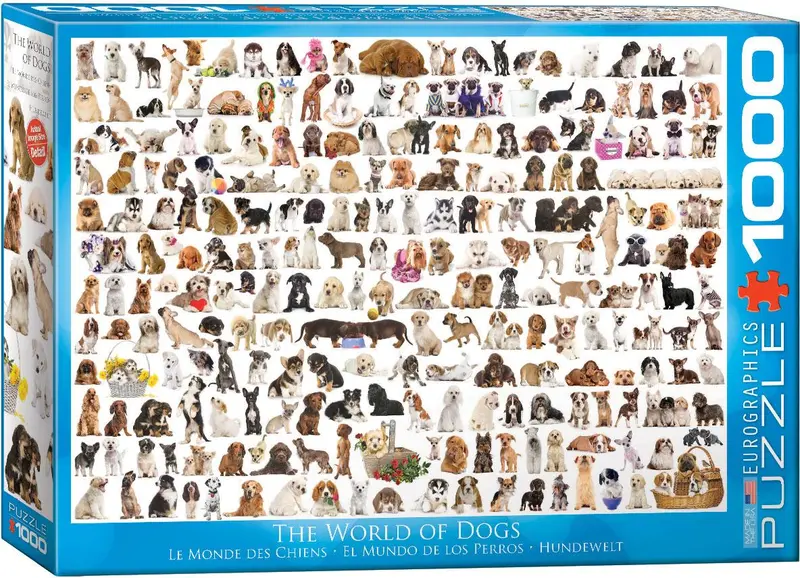 Worldwide Dog Breeds: 1000-Piece Puzzle 1