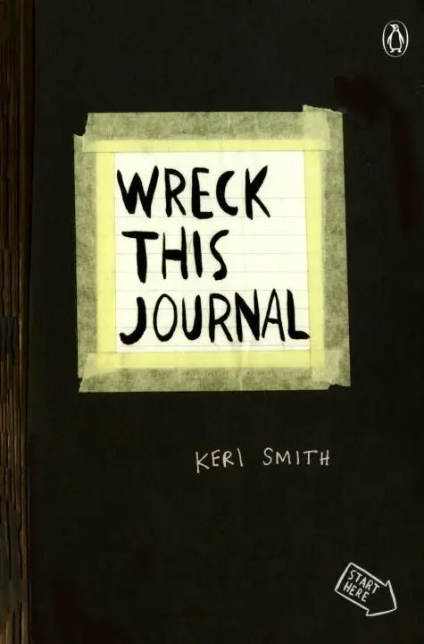 Wreck This Journal: Black Edition Creative Prompt Book 1