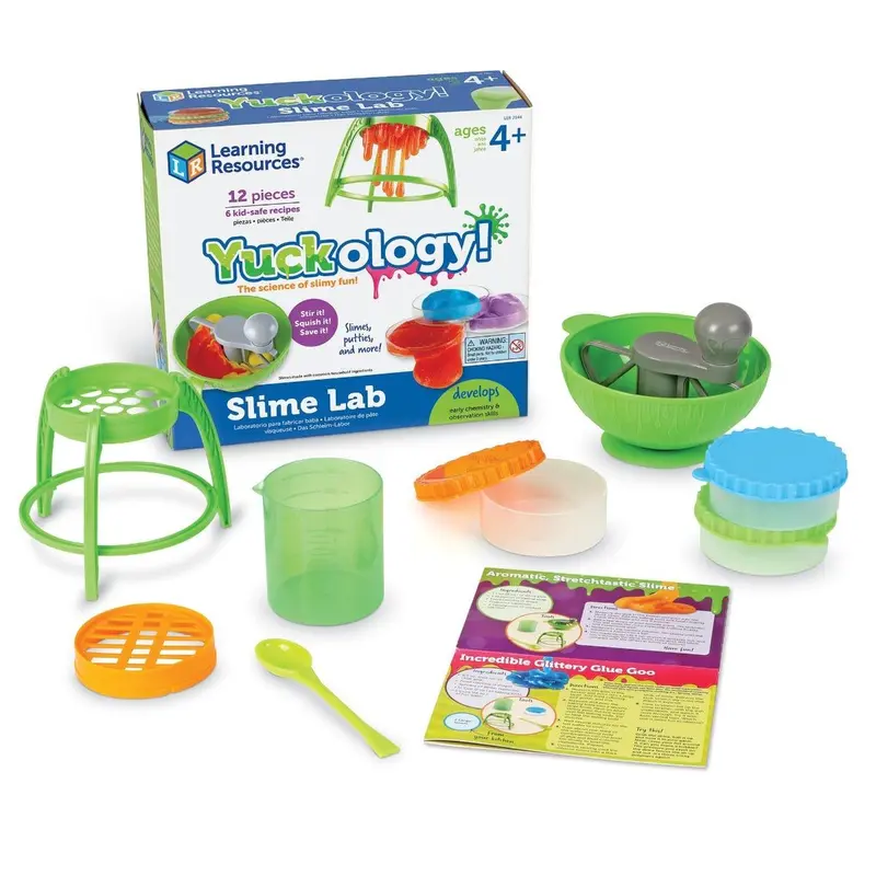 Yuckology Slime Lab – Safe, Non-Toxic Slime-Making Science Kit 1