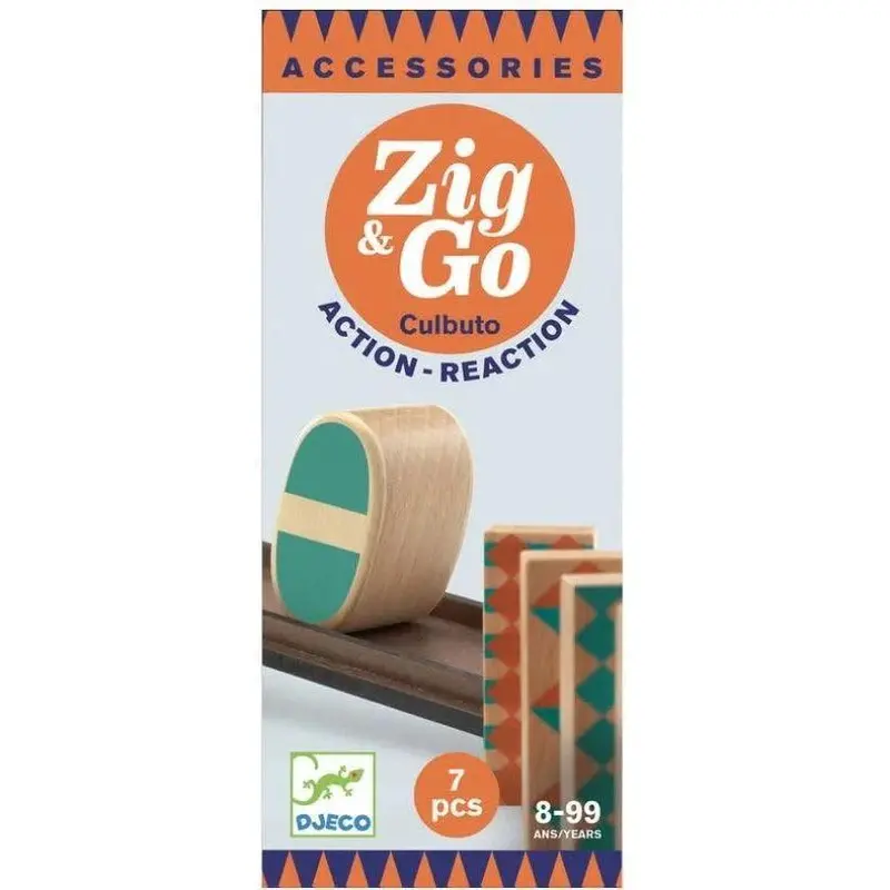 Zig & Go Culbuto Expansion Set – Chain Reaction Physics Building Kit 1