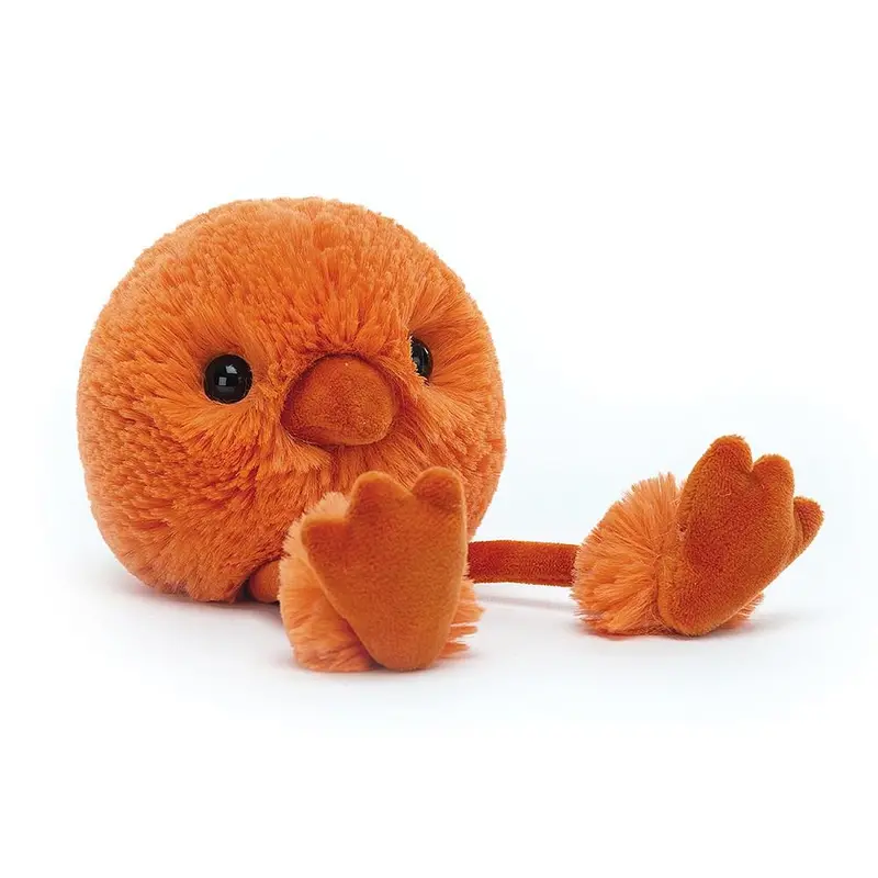 Zingy Orange Chick Squeeze Toy 1